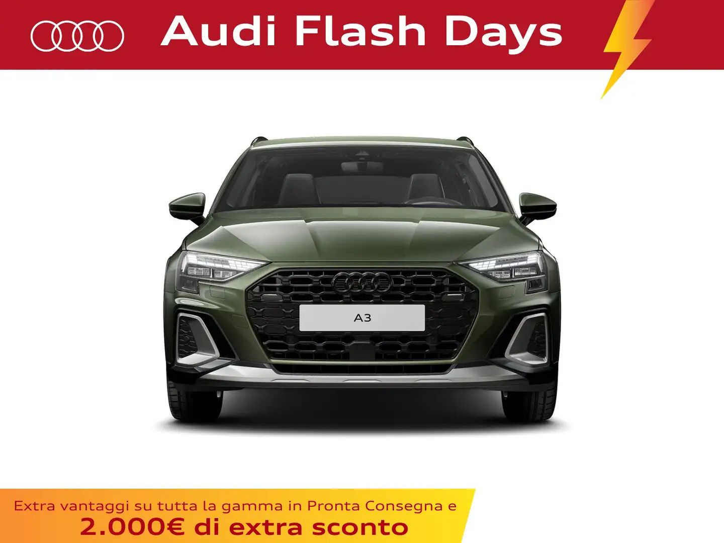 Audi A3 allstreet 2.0 tdi identity contrast 150cv s-tronic Verde - 2
