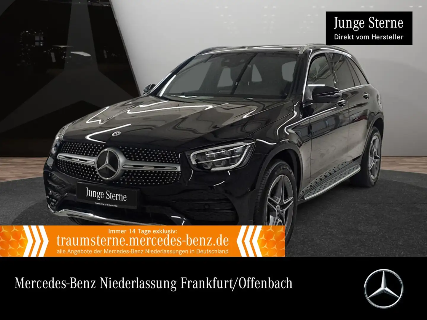 Mercedes-Benz GLC 300 de 4M AMG+PANO+360+AHK+LED+HUD+SITZKLIMA Schwarz - 1