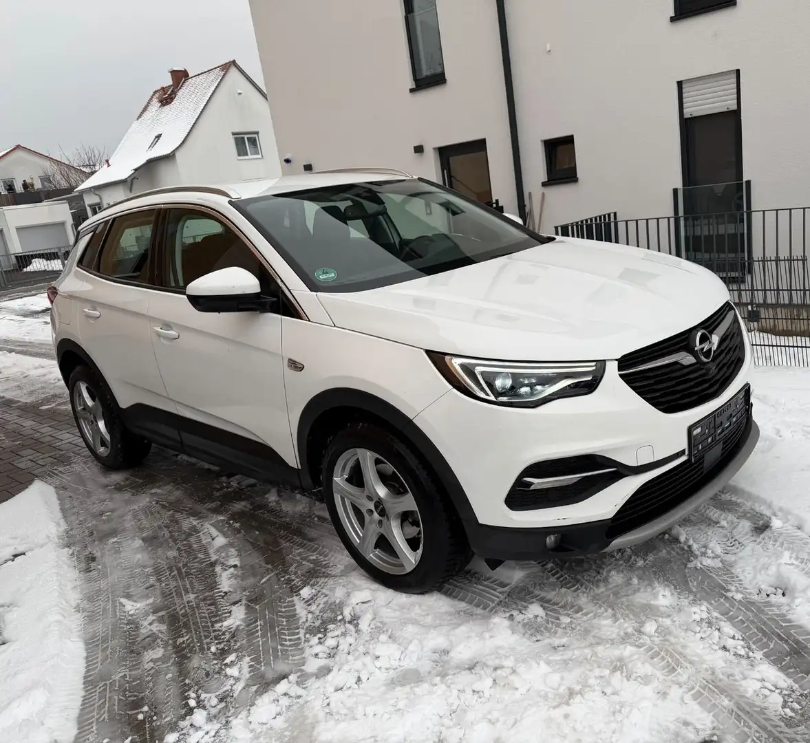 Opel Grandland X 2.0 D Business Innovation Leder Blanc - 1