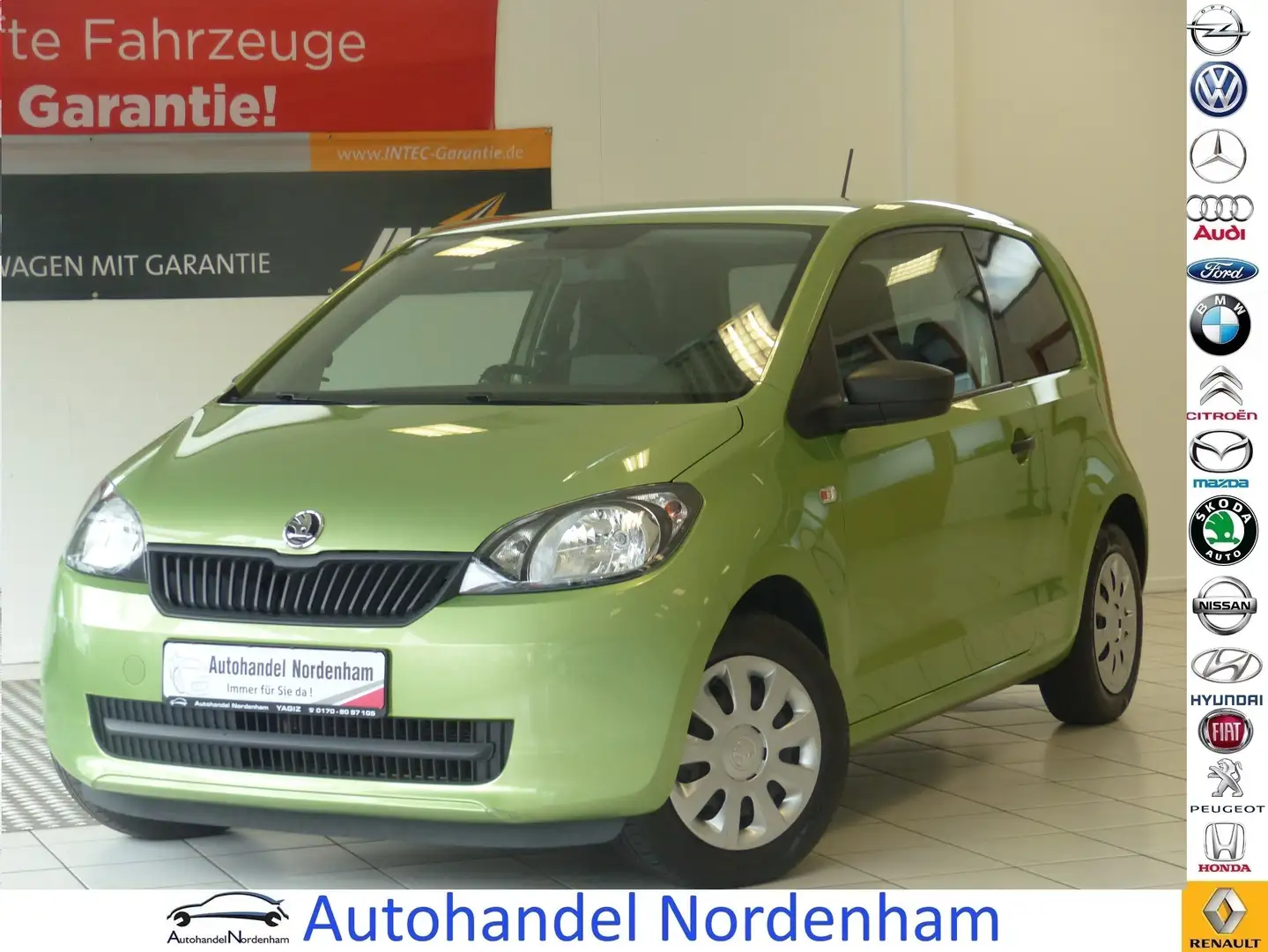 Skoda Citigo 1.0 Active*KLIMA*TÜV NEU* Grün - 1