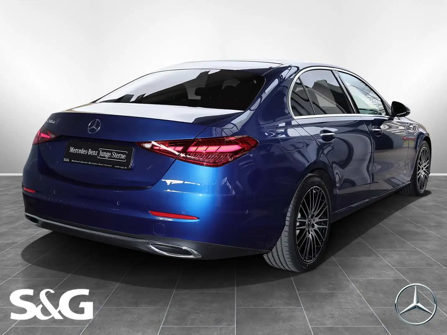 Mercedes-Benz C 200 d Avantgarde AHK+SCHIEBEDACH+MEMORY+18" Blue - 2