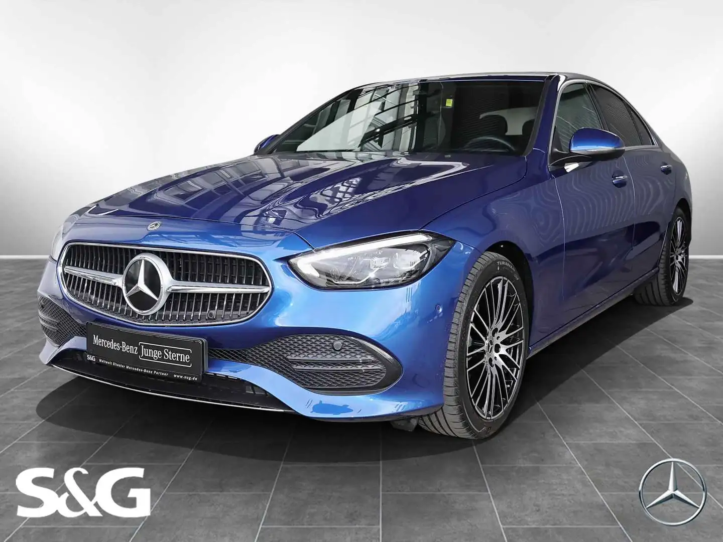 Mercedes-Benz C 200 d Avantgarde AHK+SCHIEBEDACH+MEMORY+18" Blue - 1