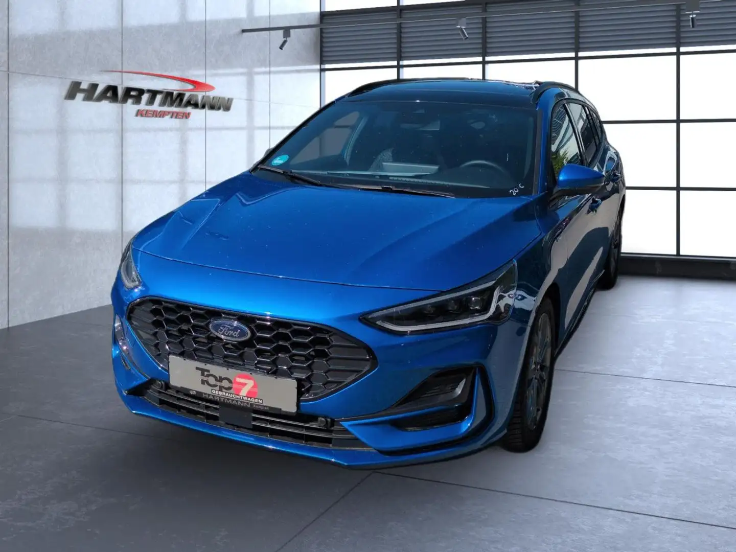 Ford Focus ST-Line Bluetooth Navi LED Klima el. Fenster Blau - 2
