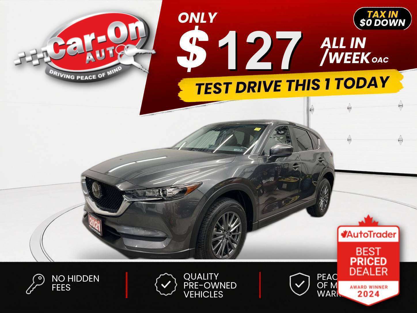 Gray 2021 Mazda CX-5 SUV / Crossover Automatic