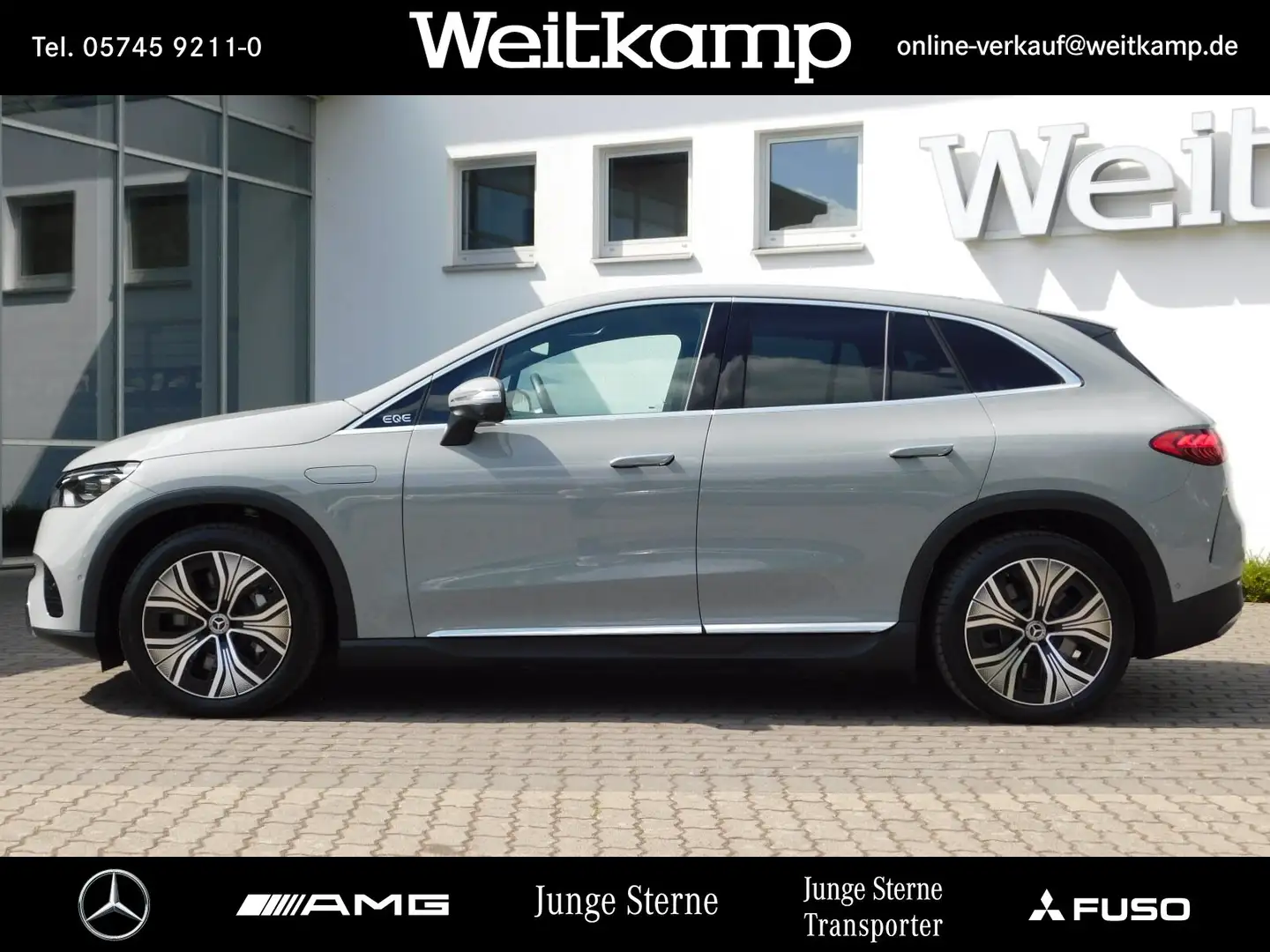 Mercedes-Benz EQE 350 EQE 350 4M SUV Fahrassistenz-Plus/Klima Grijs - 2