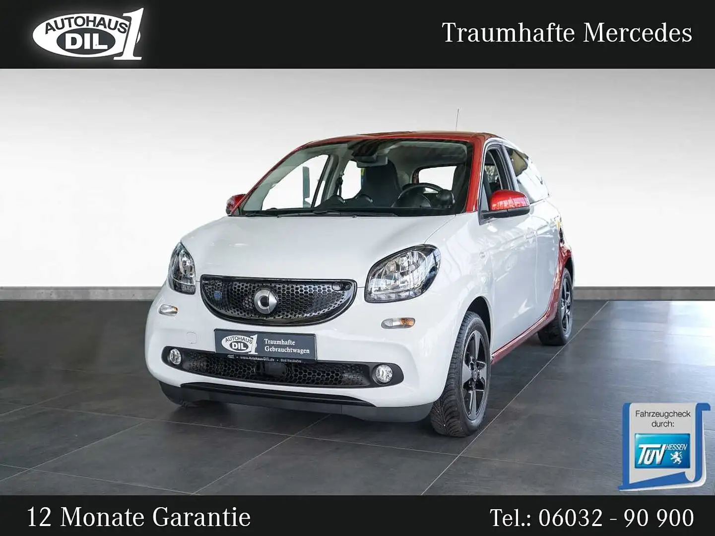 smart forFour electric drive EQ Blanc - 1