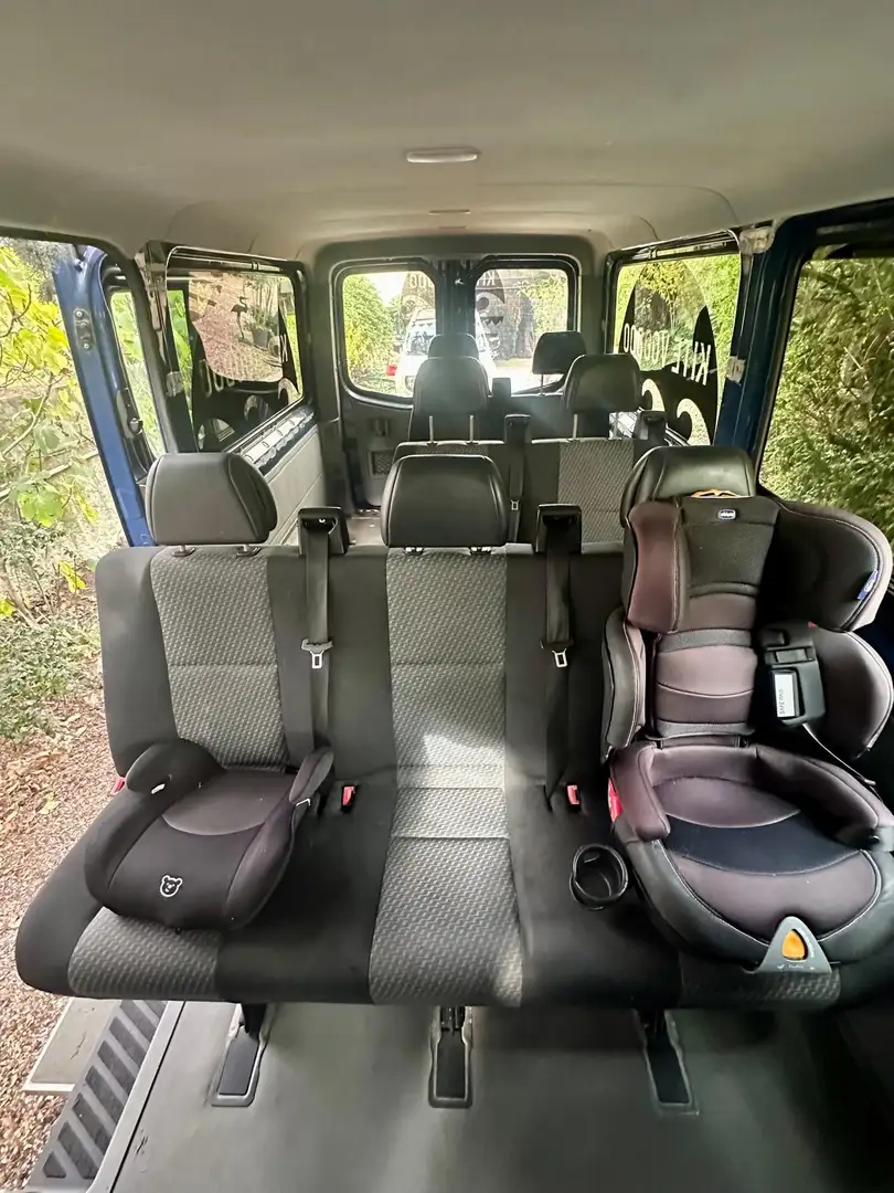 Volkswagen Crafter CRAFTER CHASSIS 9 places 35 L2 2.0 TDI 109 FAP EURO5 Bleu - 2