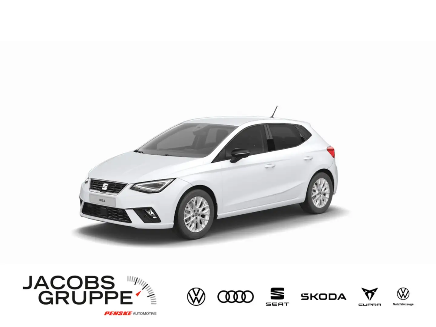 SEAT Ibiza 1.0 TSI FR-Line DSG ACC*Navi*RFK*LED*SHZ Weiß - 1