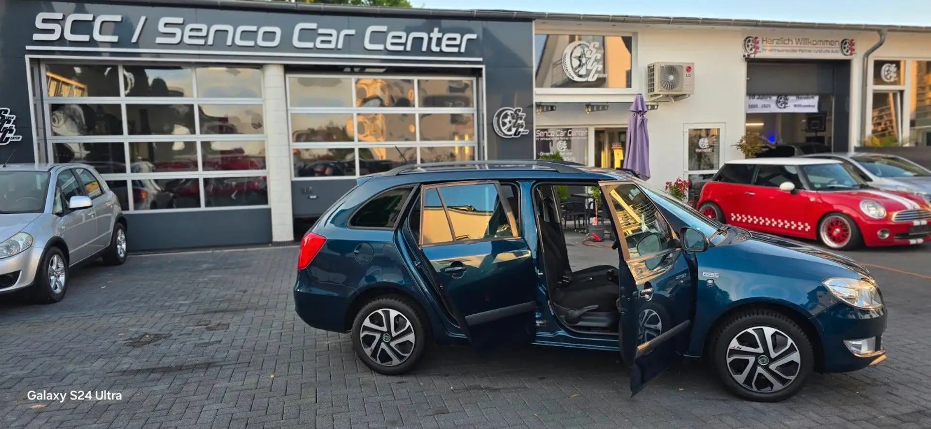 Skoda Fabia Combi Family KLIMA Mod:2012 TÜV NEU Bleu - 2