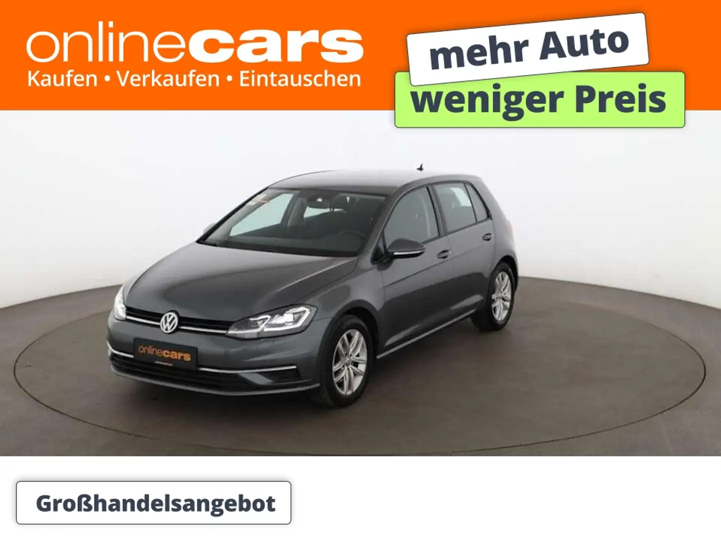 Volkswagen Golf VII 1.6 TDI Comfortline Aut LED NAVI SITZHZG Grau - 1