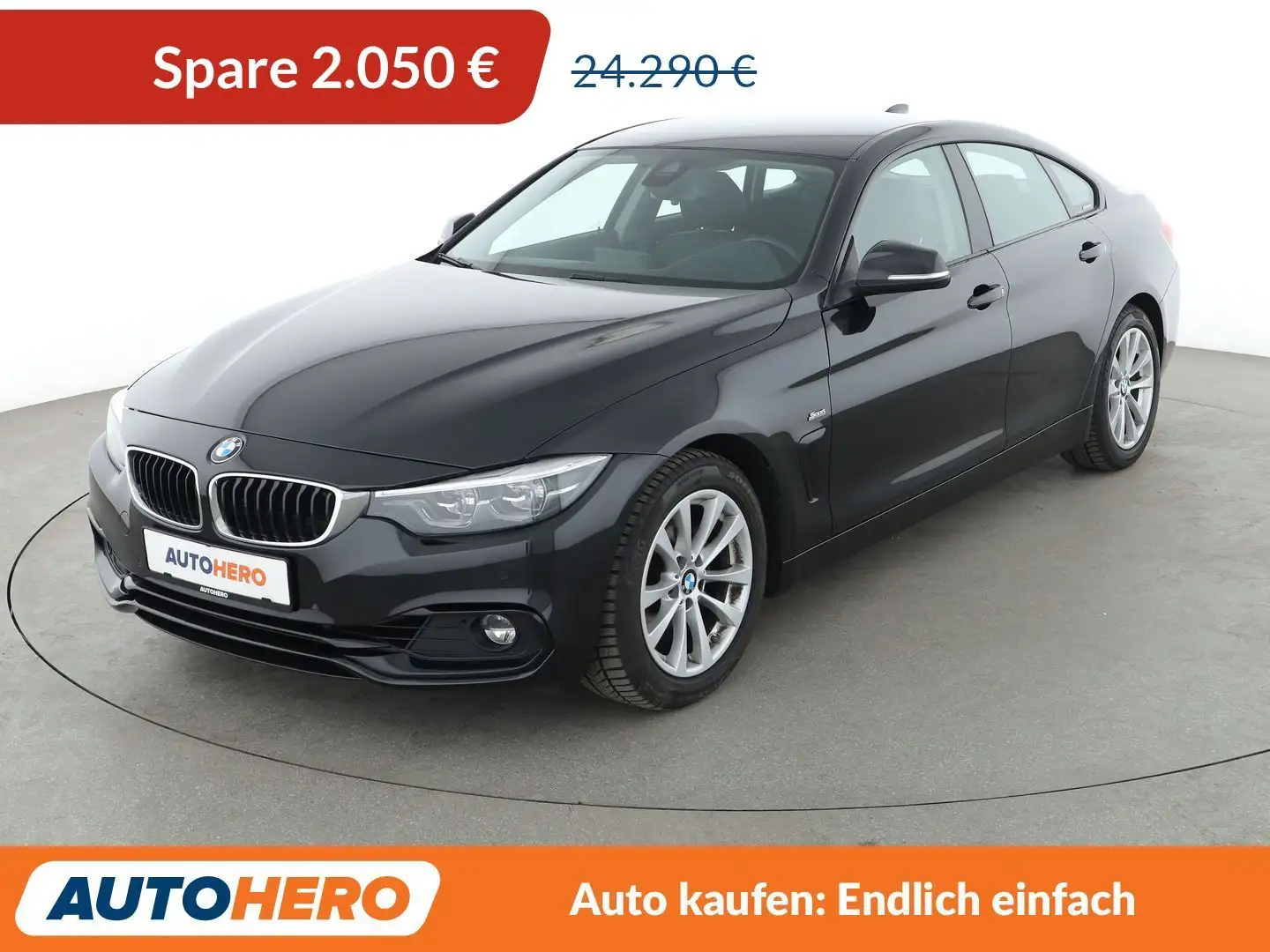 BMW 420 420i Gran Coupé Sport Line Aut.*HEAD-UP*LED*NAVI* Schwarz - 1