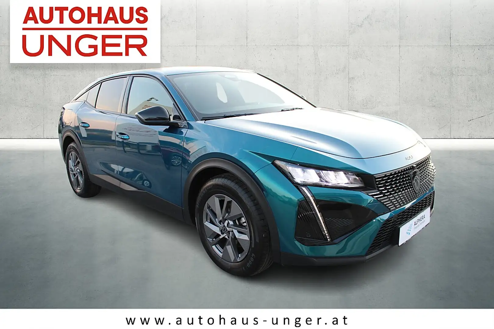 Peugeot 408 HEV 136 e-DCS6 Allure Blau - 2