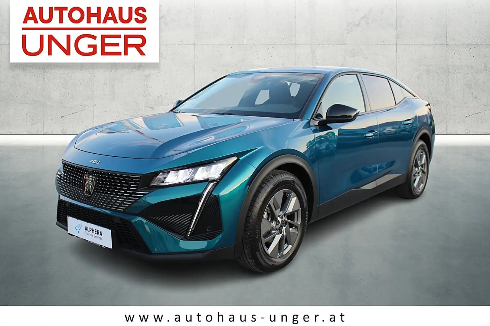 Peugeot 408 HEV 136 e-DCS6 Allure Blau - 1