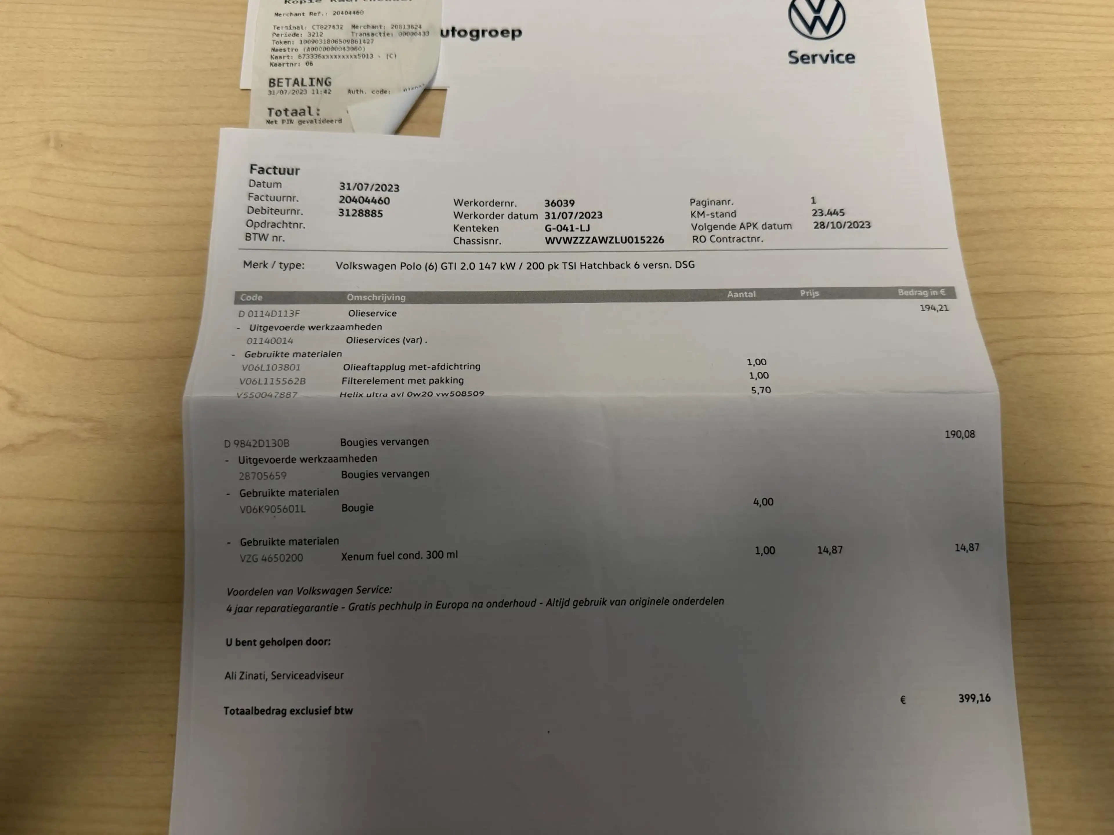 Volkswagen Polo GTI 2.0 TSI 17"/Panoramadak/Stoelverwarming/Keyless/Vi — photo 41