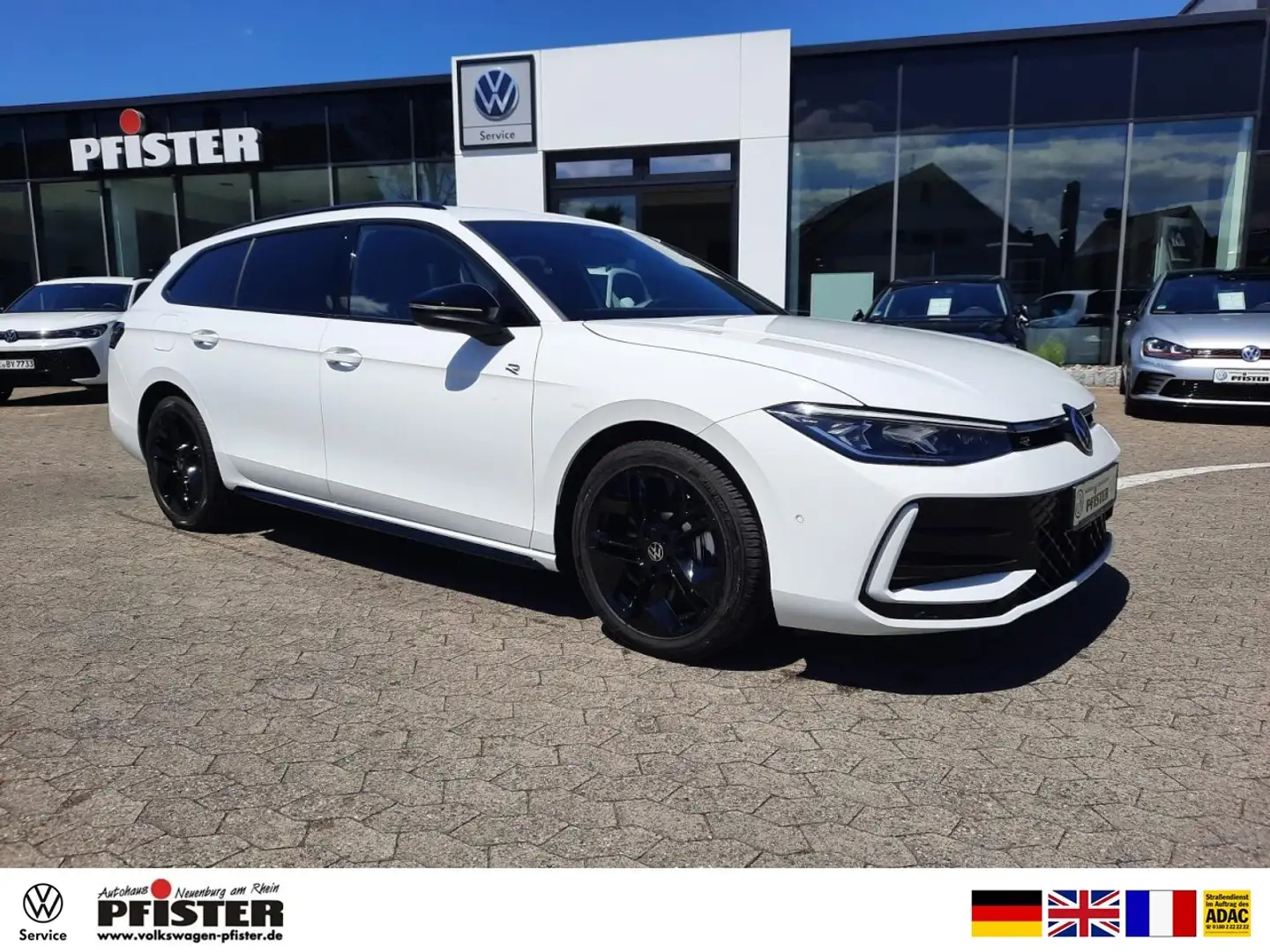 Volkswagen Passat Variant 4Motion R-Line Black Styl AHK uvm Klima Navi Alb - 1