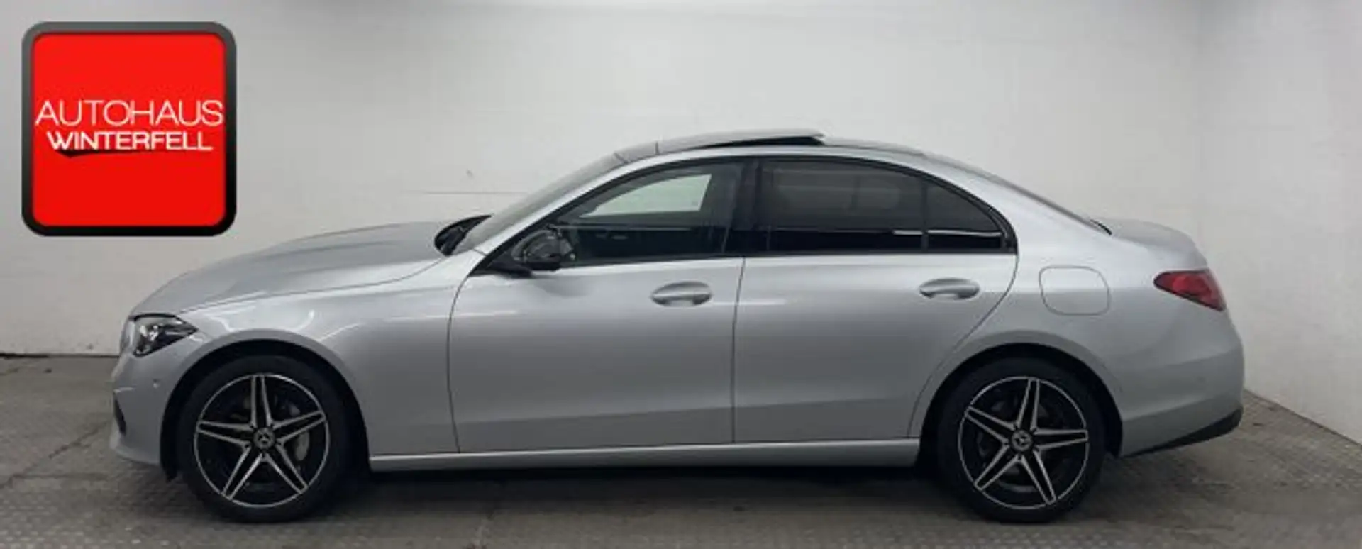 Mercedes-Benz C 300 e AMG 18Z NIGHT PANO+360+MEMORY+SITZKLIMA+ Silber - 2