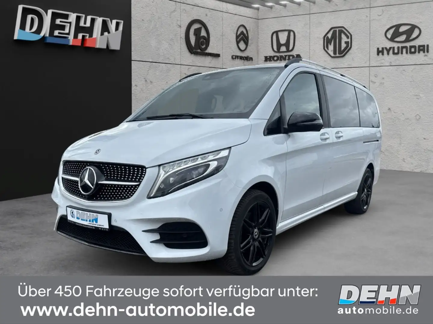 Mercedes-Benz V 220 D 4Matic AMG Line lang Luftfeder Standhei. Blanco - 2