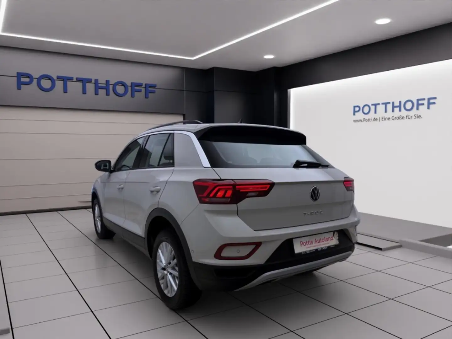 Volkswagen T-Roc 1.0 TSI LIFE PDC KLIMA ACC LED Gris - 2