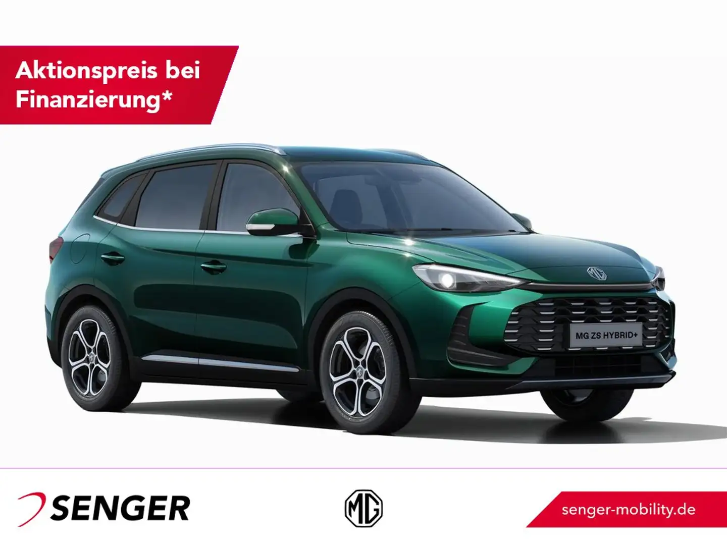 MG ZS MG ZS Hybrid+ Luxury Der clevere Vollhybrid-SUV Groen - 1