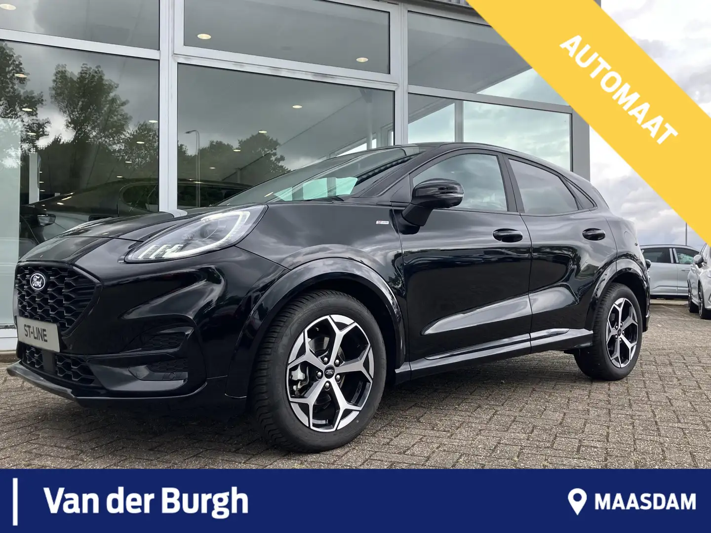 Ford Puma ST-Line 1.0 EcoBoost Hybrid 125pk PowerShift Full Zwart - 1