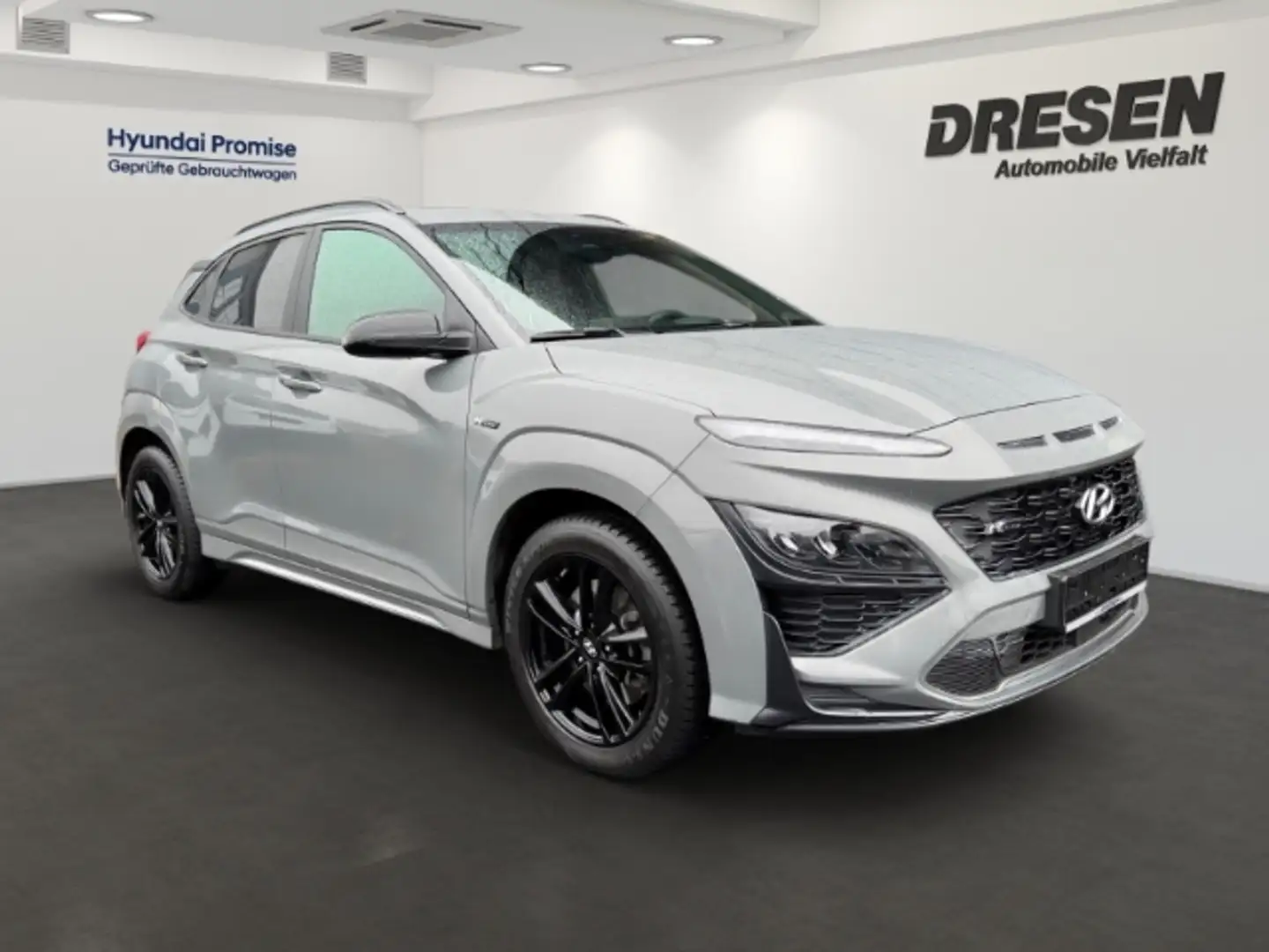 Hyundai KONA 2WD 1.6 T-GDi DCT N Line+Klimaautomatik+Keyless Go Grigio - 2