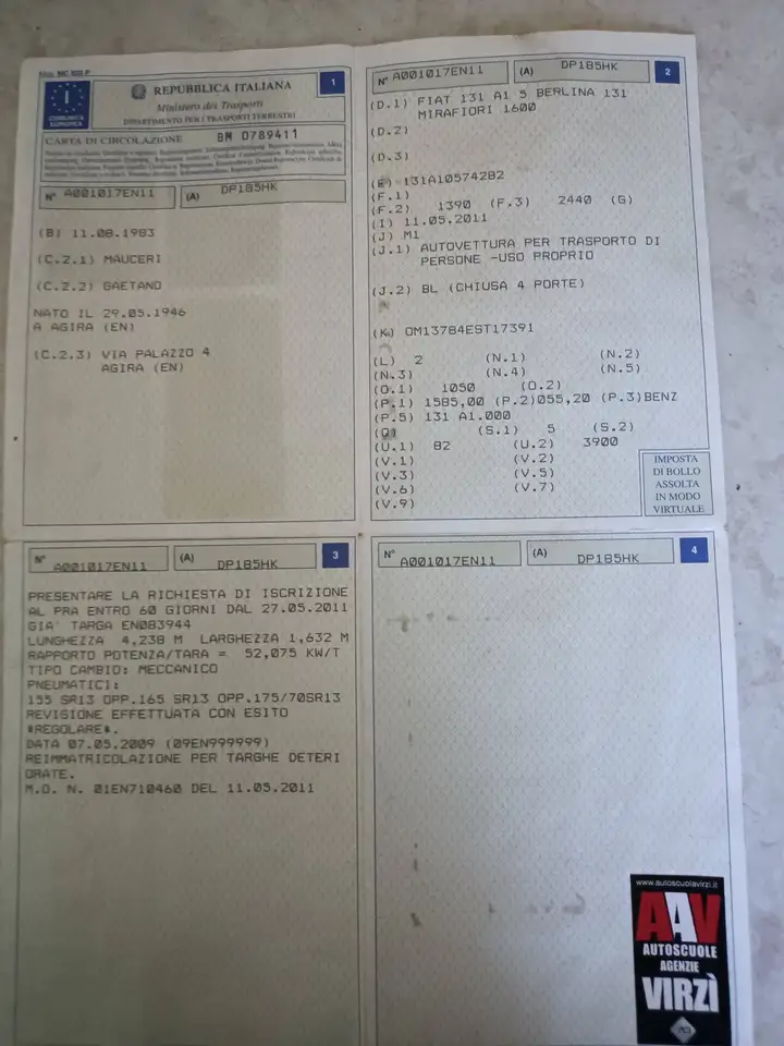 Fiat 131 4p 1.6 CL, foto 8