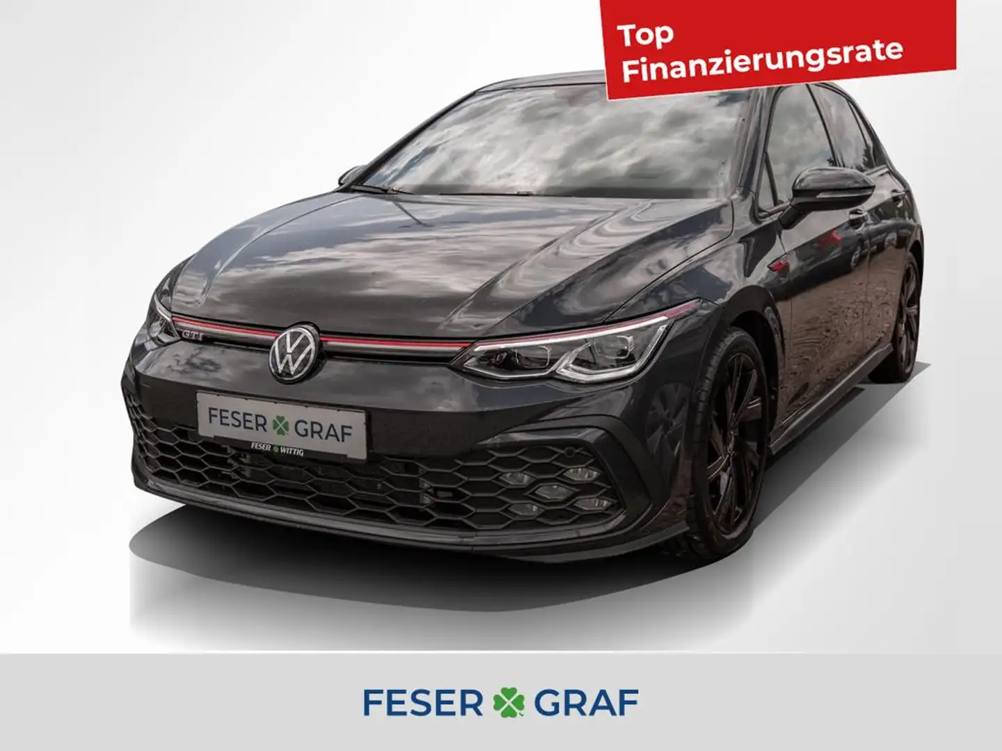 Volkswagen Golf VIII 2.0 GTI DSG/Matrix/ACC/DCC/Pano/HuD/Kamera Grau - 1