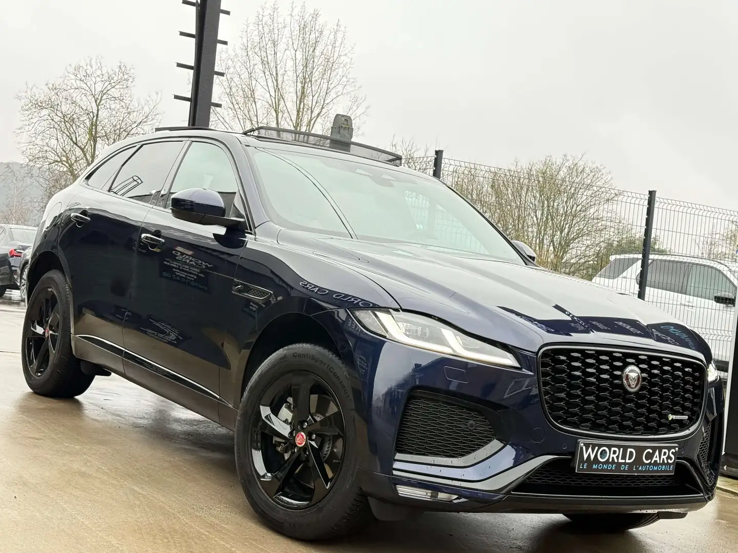 Jaguar F-Pace 2.0 D R-Dynamic / TOIT PANO / FULL OPTIONS Bleu - 2