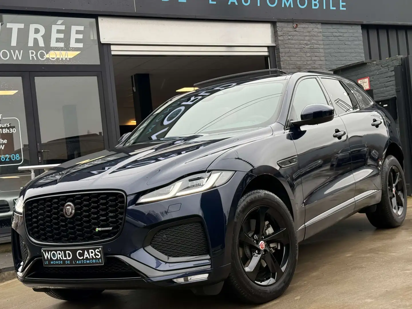 Jaguar F-Pace 2.0 D R-Dynamic / TOIT PANO / FULL OPTIONS Bleu - 1