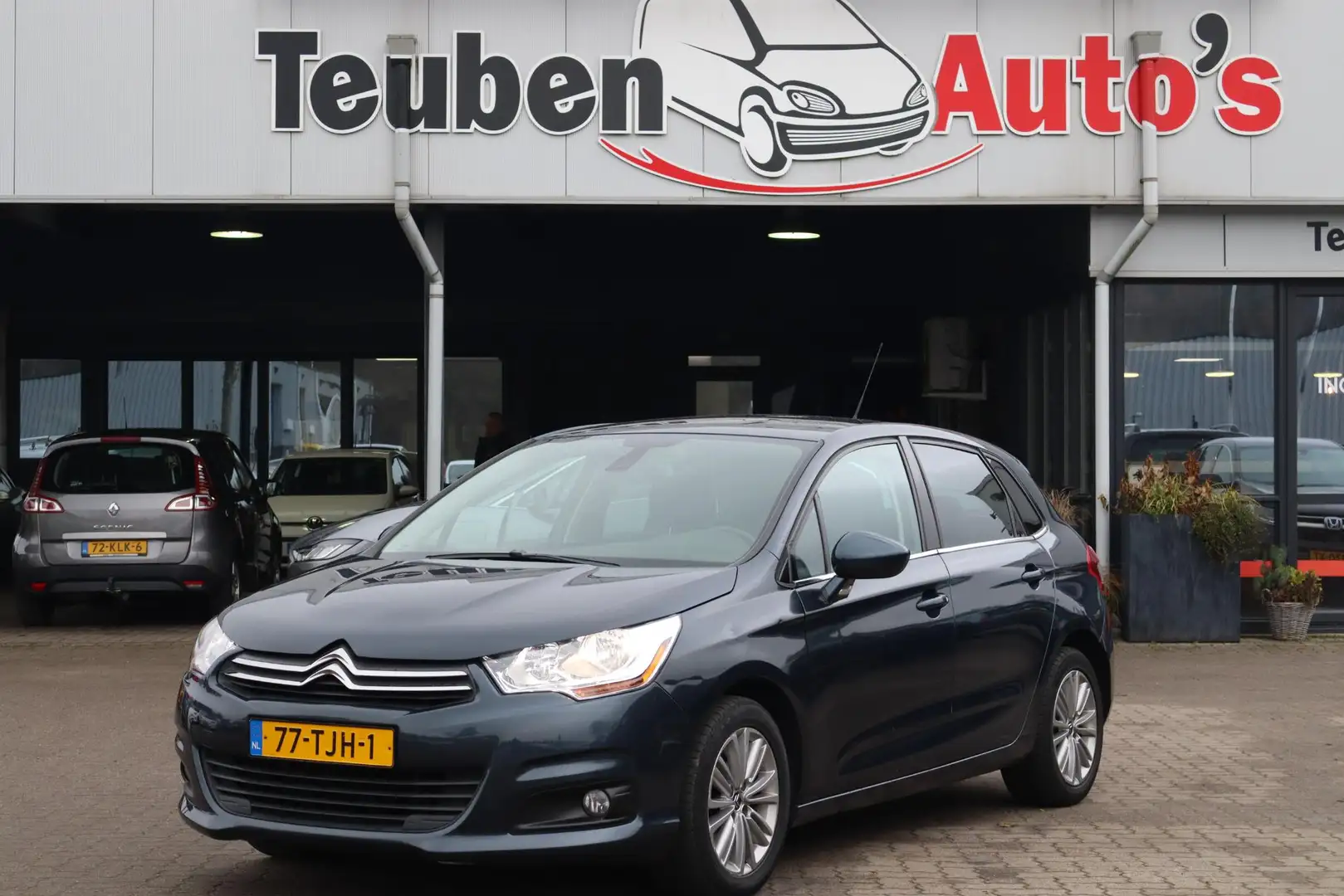 Citroen C4 1.6 VTi Ligne Business Navigatie, Cruise control, Blauw - 1