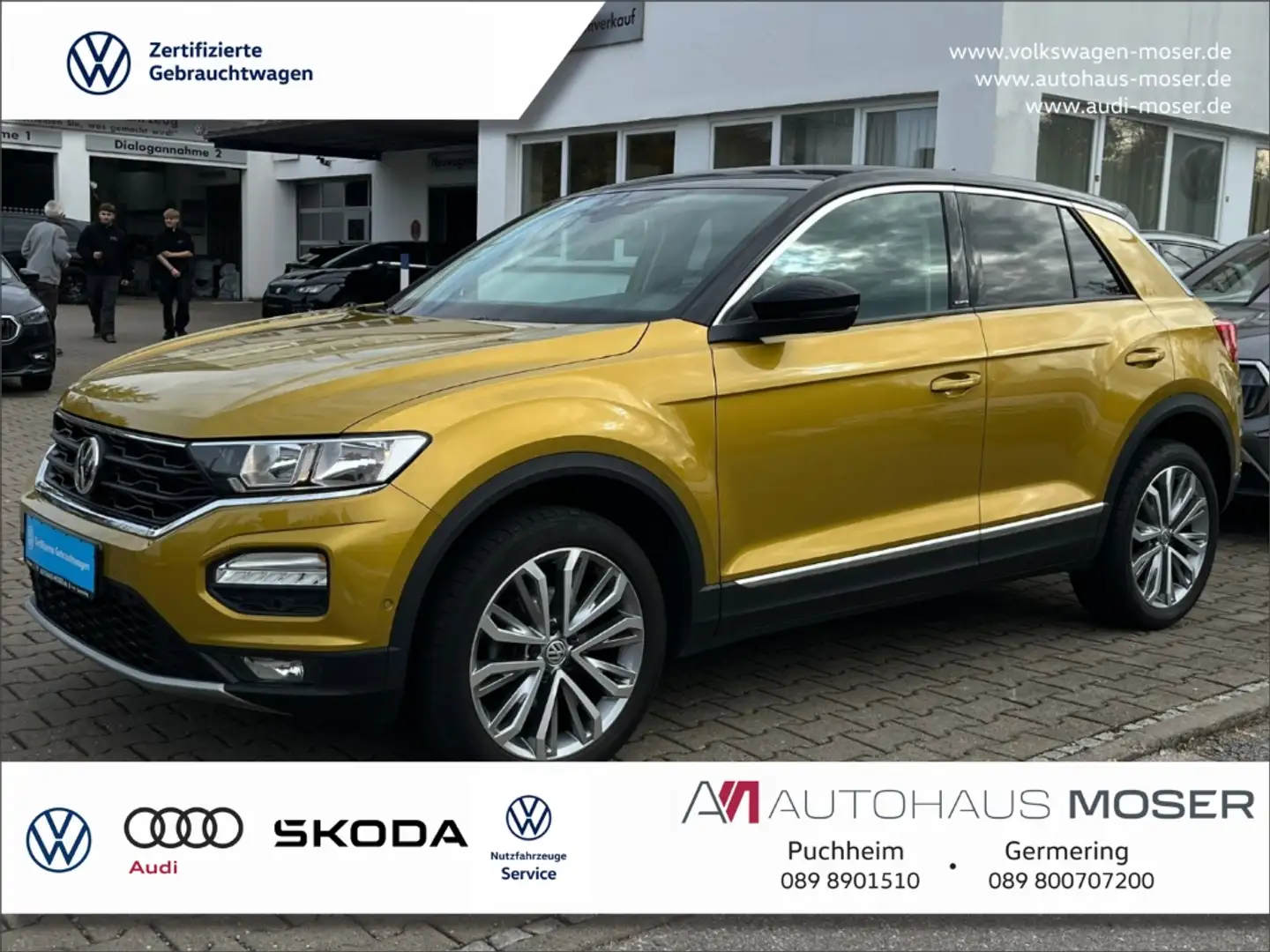 Volkswagen T-Roc 1.5TSI DSG IQ.DRIVE NAV*Kamera*ACC*SHZ*1HD!! Jaune - 1