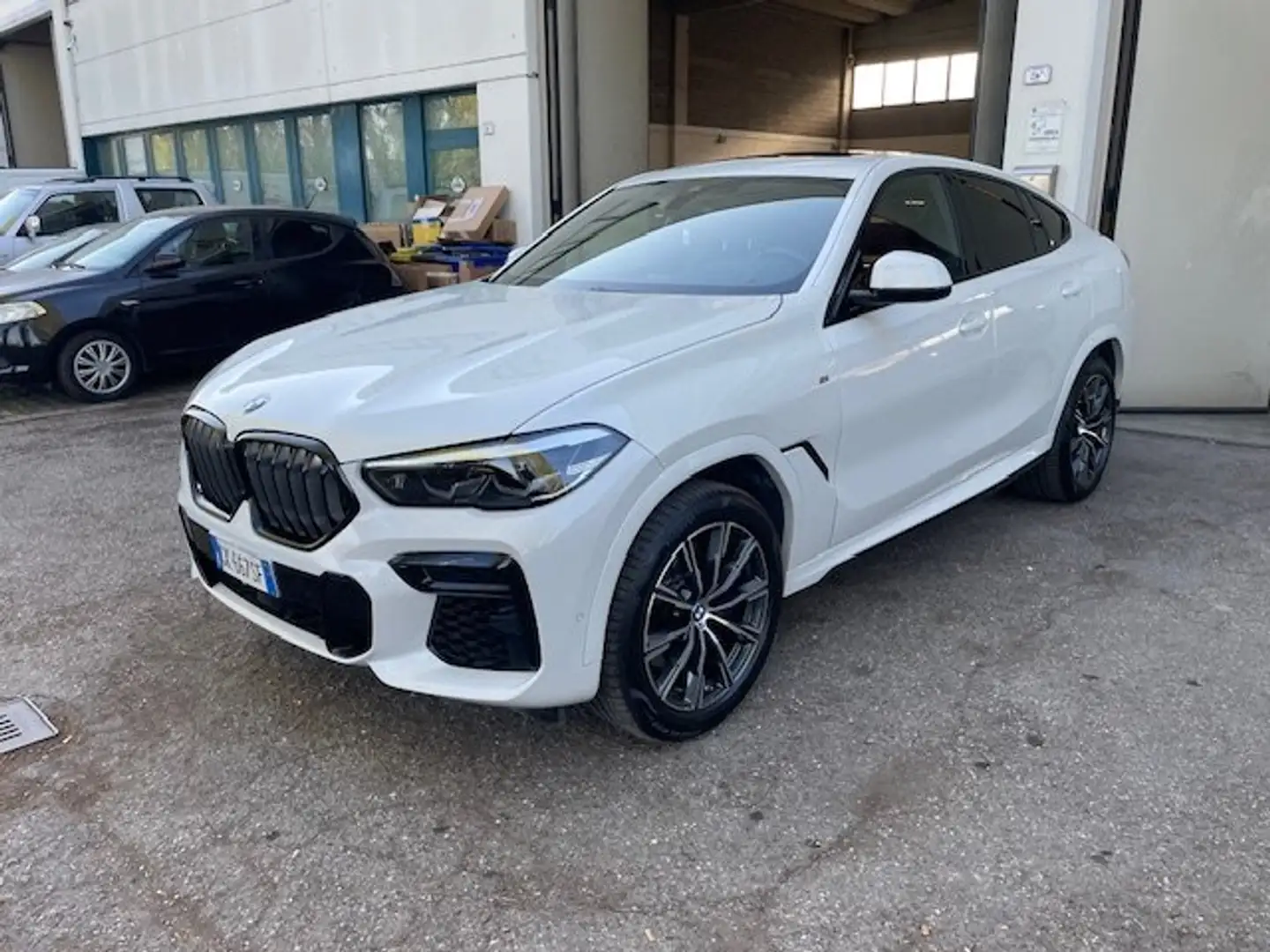 BMW X6 X6 xdrive30d mhev 48V Msport auto+TETTO Blanco - 1