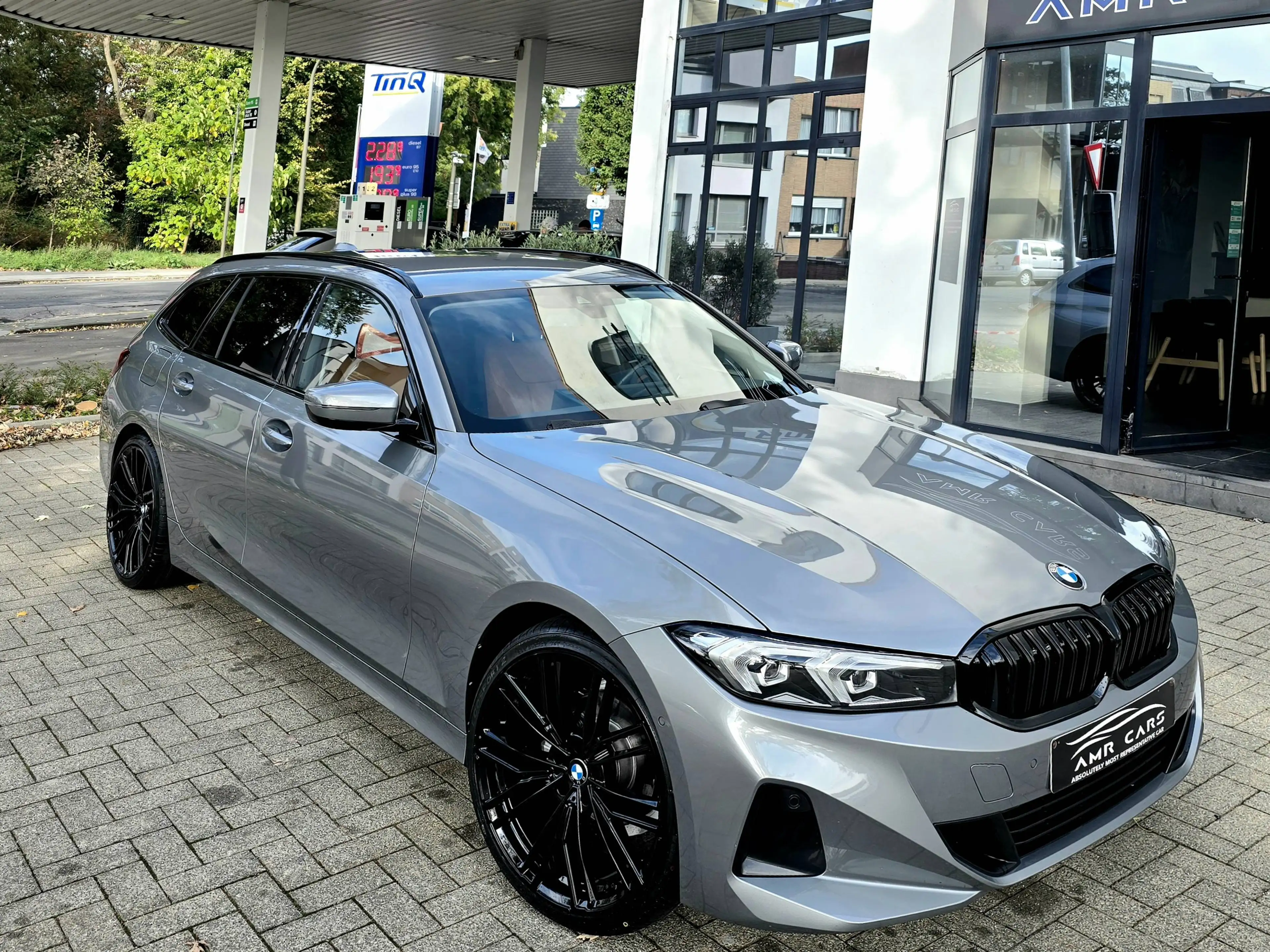 BMW 318 IA Cognac SportLeder-F1 Schakelhendels-Widescreen-AdaptLed-Ambiance-Camera-Prvacy Glass. — photo 7