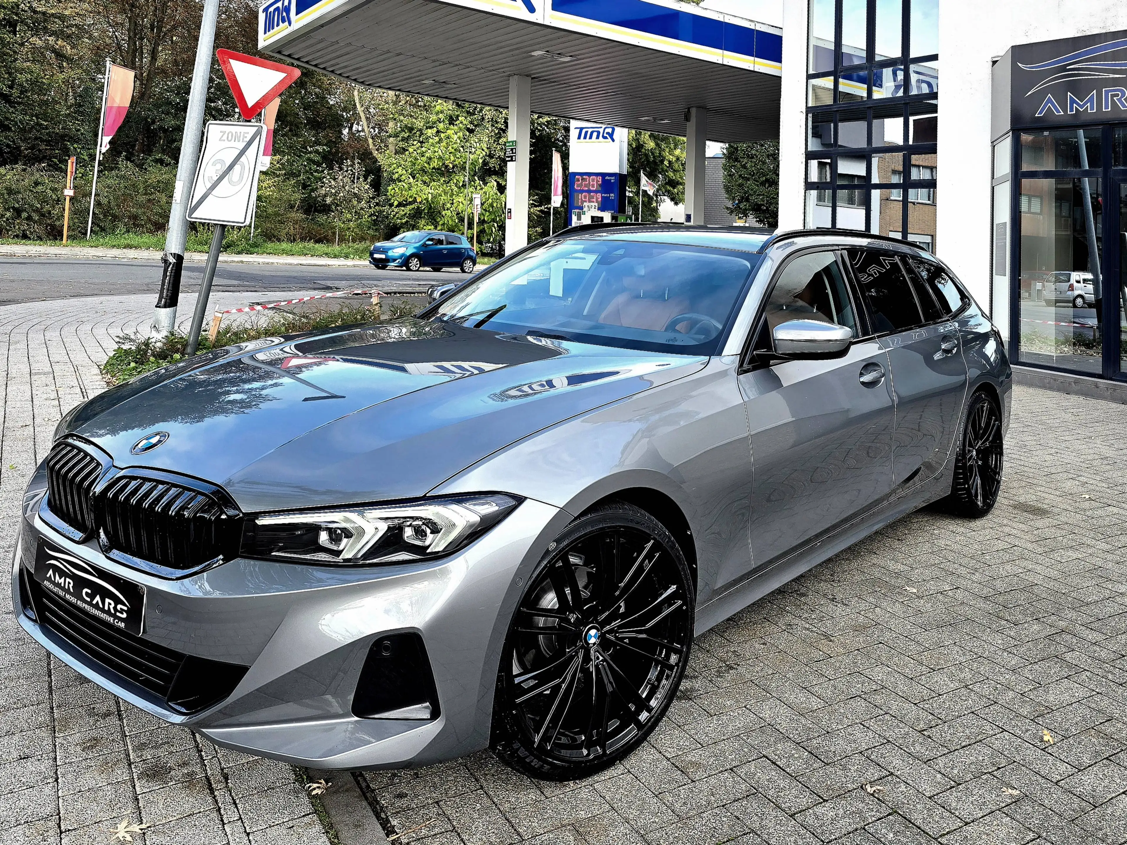 BMW 318 IA Cognac SportLeder-F1 Schakelhendels-Widescreen-AdaptLed-Ambiance-Camera-Prvacy Glass. — photo 5