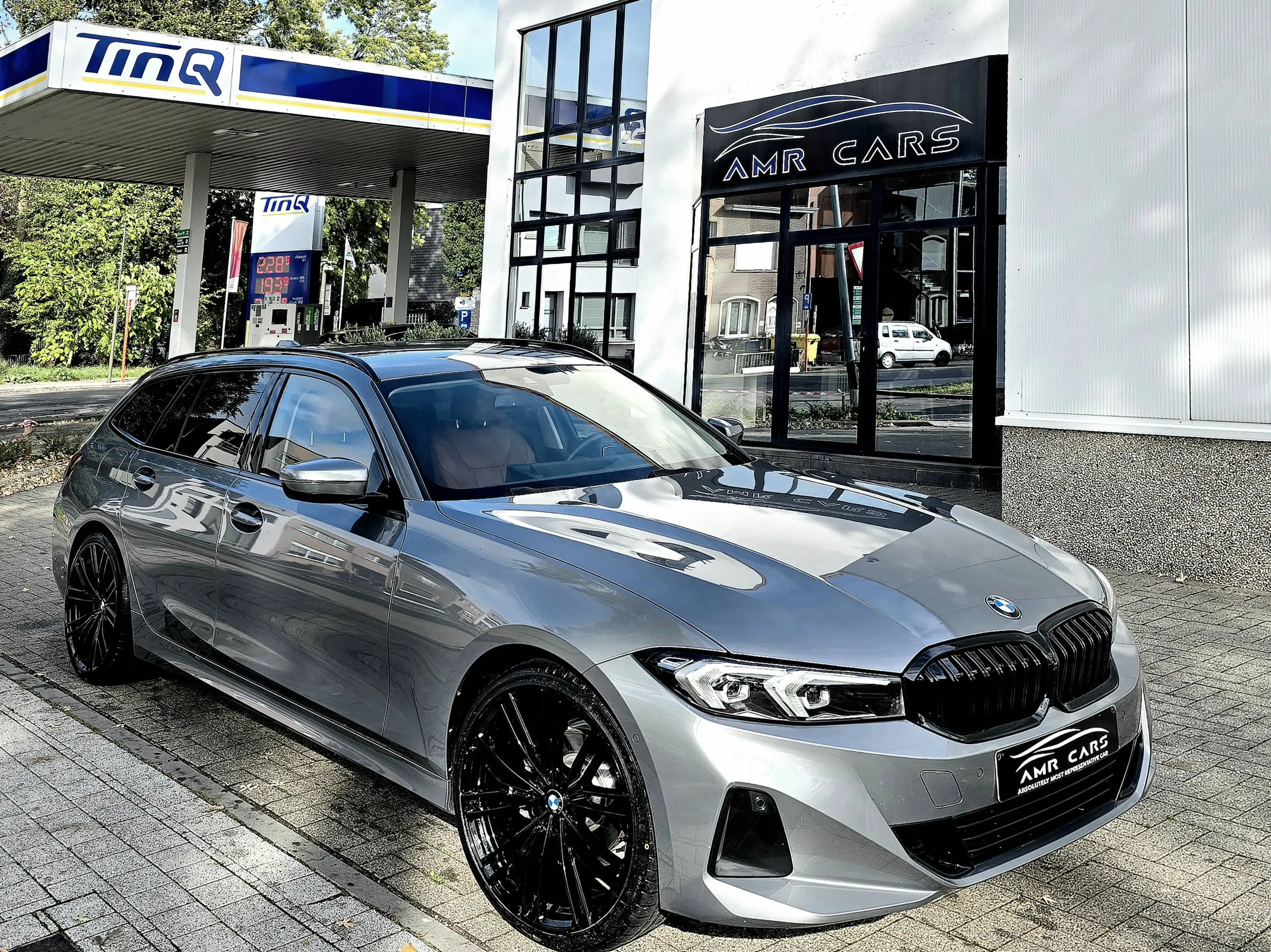 BMW 318 IA Cognac SportLeder-F1 Schakelhendels-Widescreen-AdaptLed-Ambiance-Camera-Prvacy Glass. — photo 9