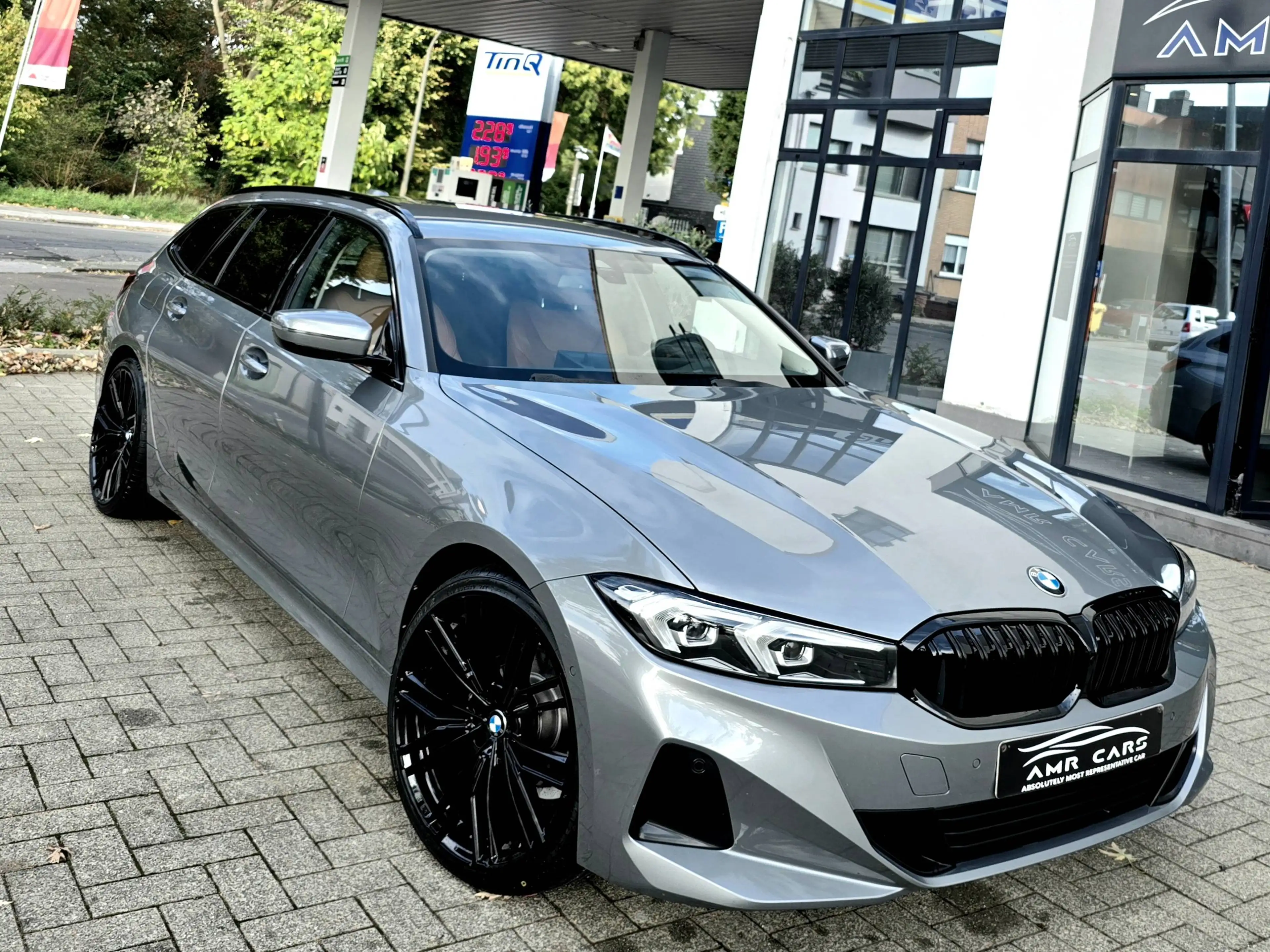 BMW 318 IA Cognac SportLeder-F1 Schakelhendels-Widescreen-AdaptLed-Ambiance-Camera-Prvacy Glass. — photo 13