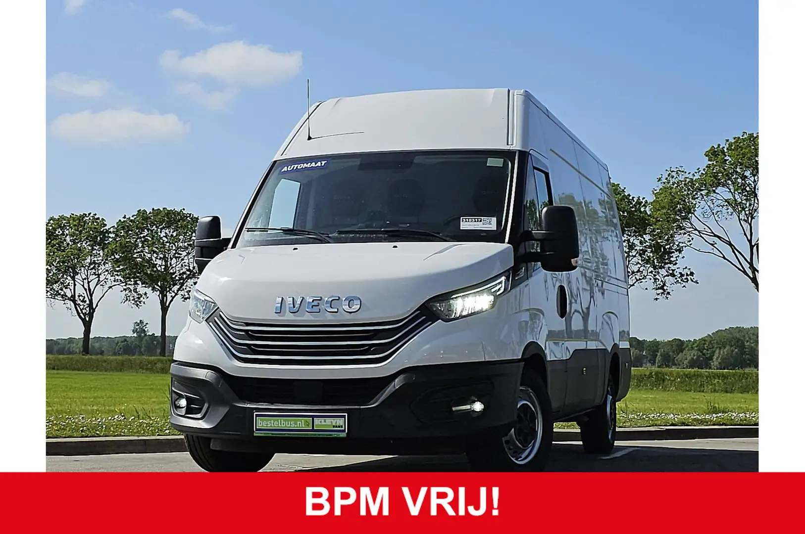 Iveco Daily 35S14V 2.3 410 L2H2, automaat, airco, navi, LED, c White - 2