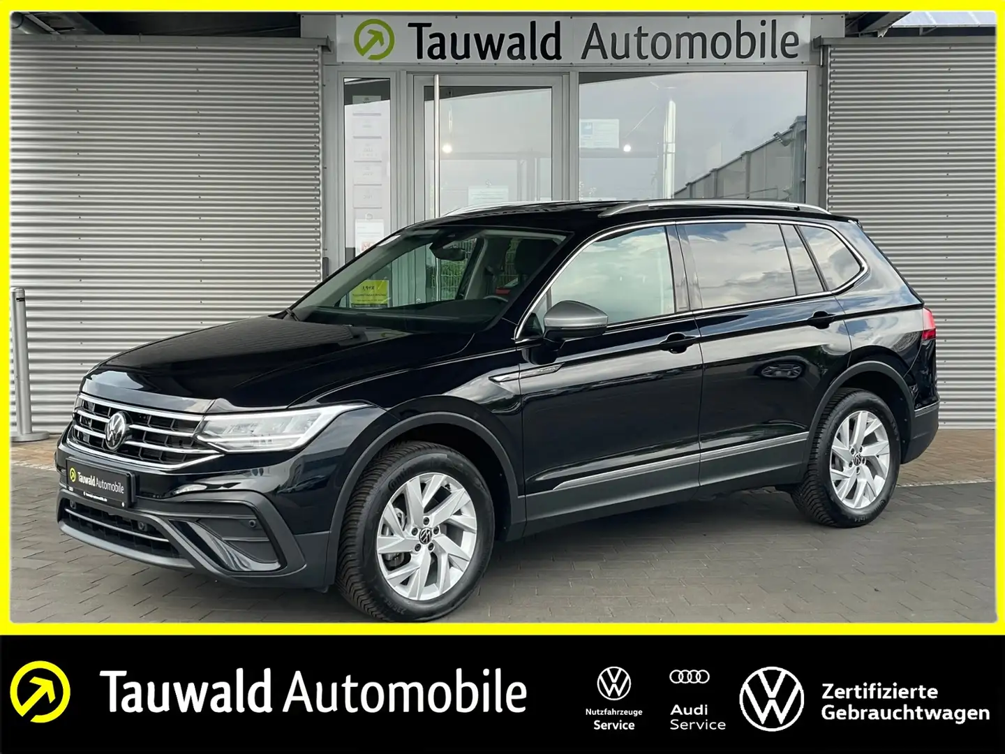 Volkswagen Tiguan Allspace 2.0 TDI DSG Life 7-S/AHK/RFK Schwarz - 1