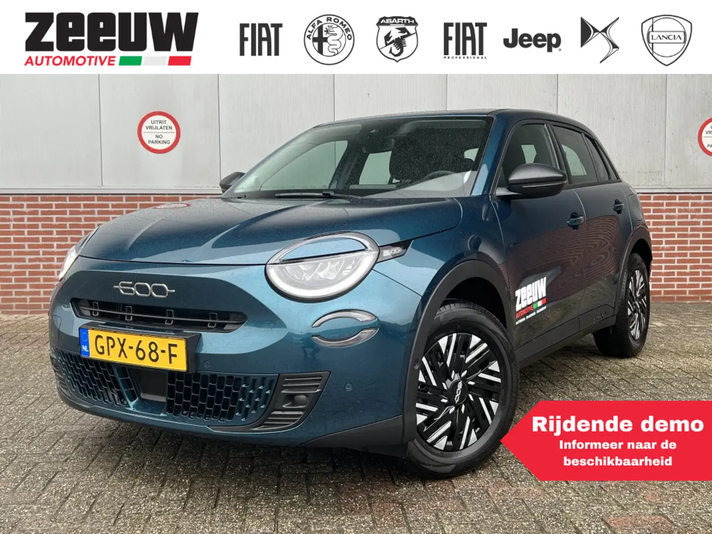 Fiat 600 1.2 Hybrid 136 PK Urban | Camera | Carplay | Clima Blauw - 1