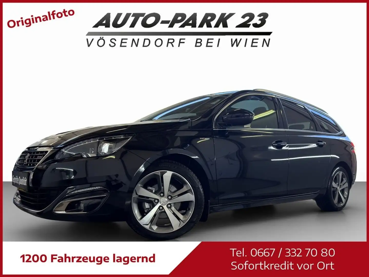 Peugeot 308 SW HDI**GT-LINE**PANORAMA*NAVI*MOD2018 Schwarz - 1