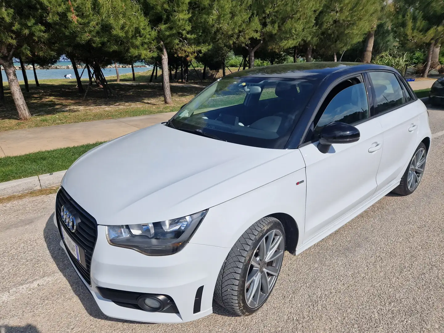 Audi A1 A1 Sportback 1.6 tdi S Line Edition plus 90cv Bianco - 1