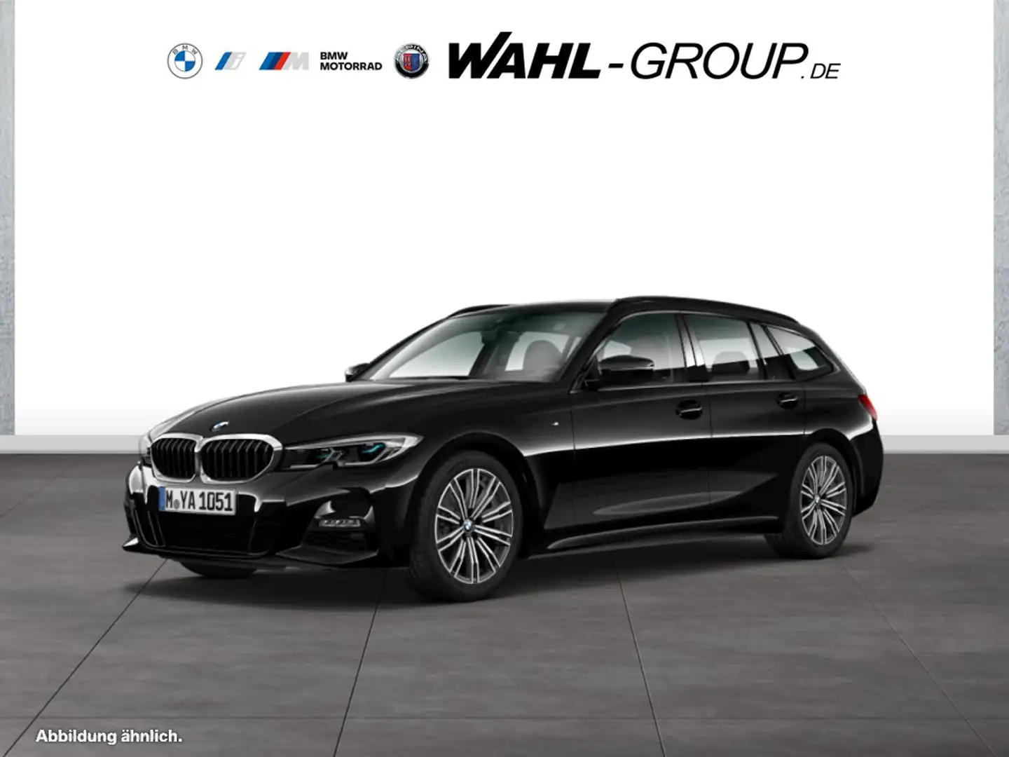 BMW 320 d xDrive TOURING M SPORT LASER AHK LEDER LC  PLUS Zwart - 1