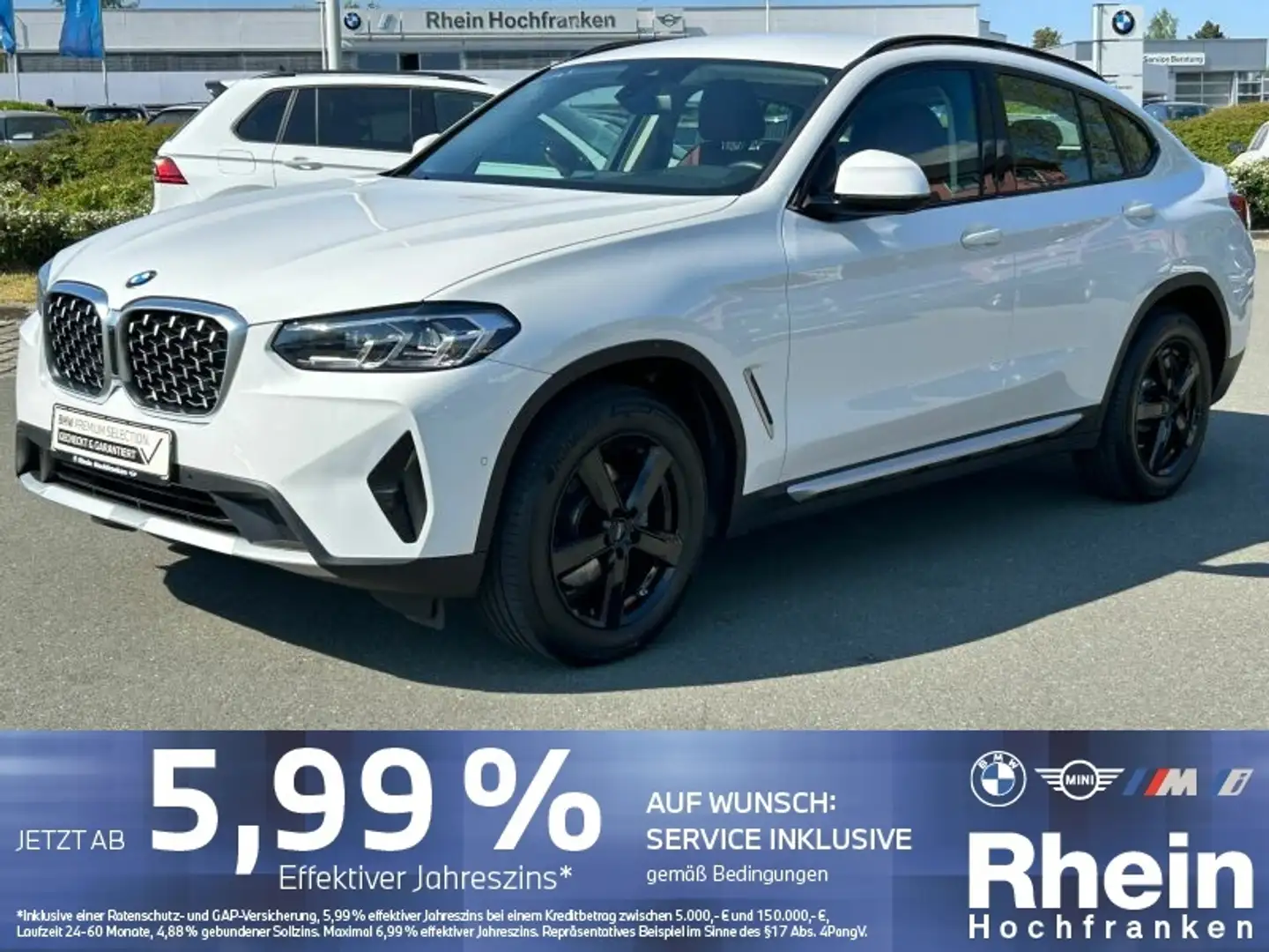 BMW X4 xDrive20i LED NAVI FLA HiFi PARKINGASSIST Blanc - 1