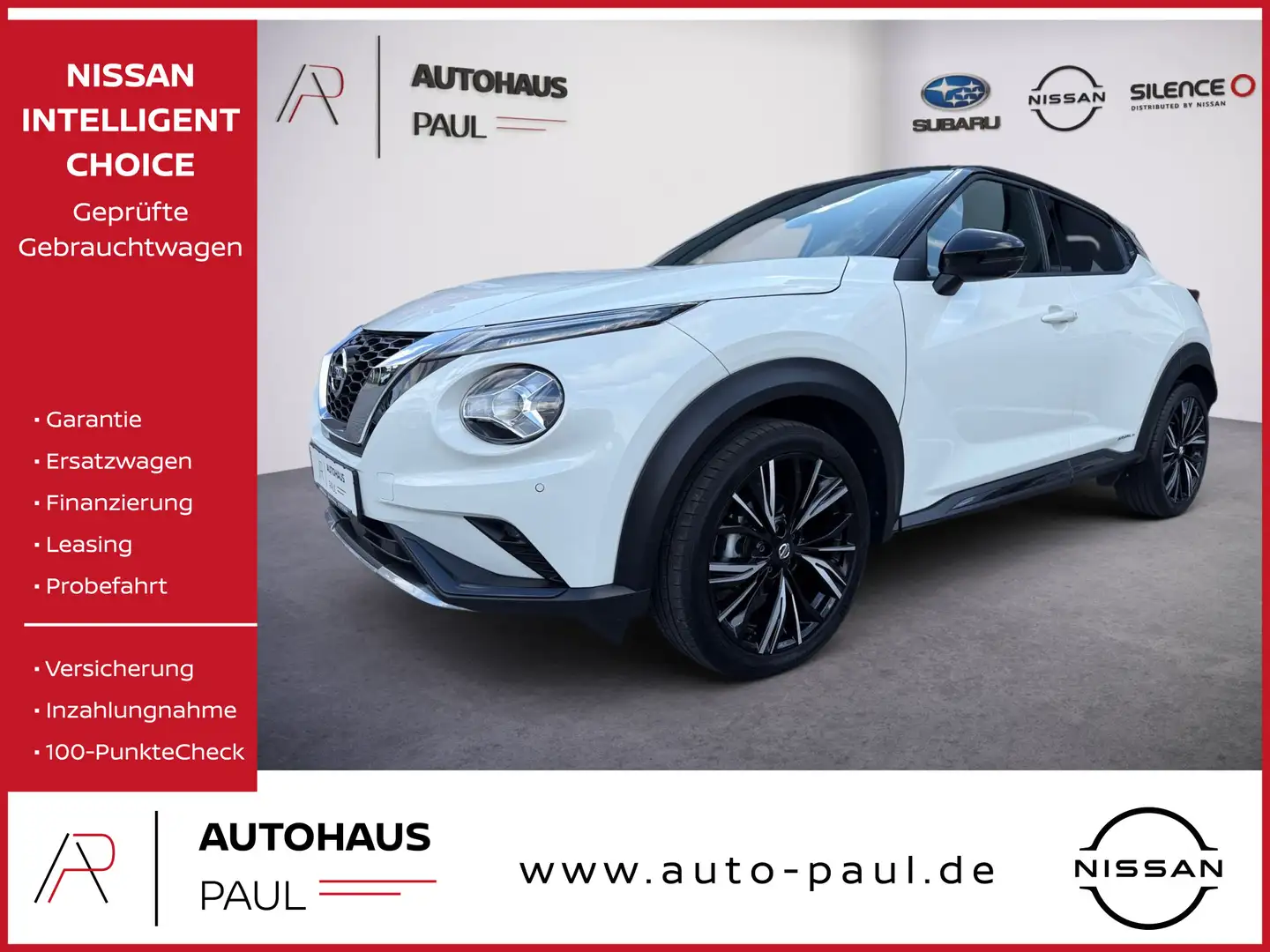 Nissan Juke 1.0 DIG-T N-Design, BOSE, LED, Kamera 360° Schwarz - 1
