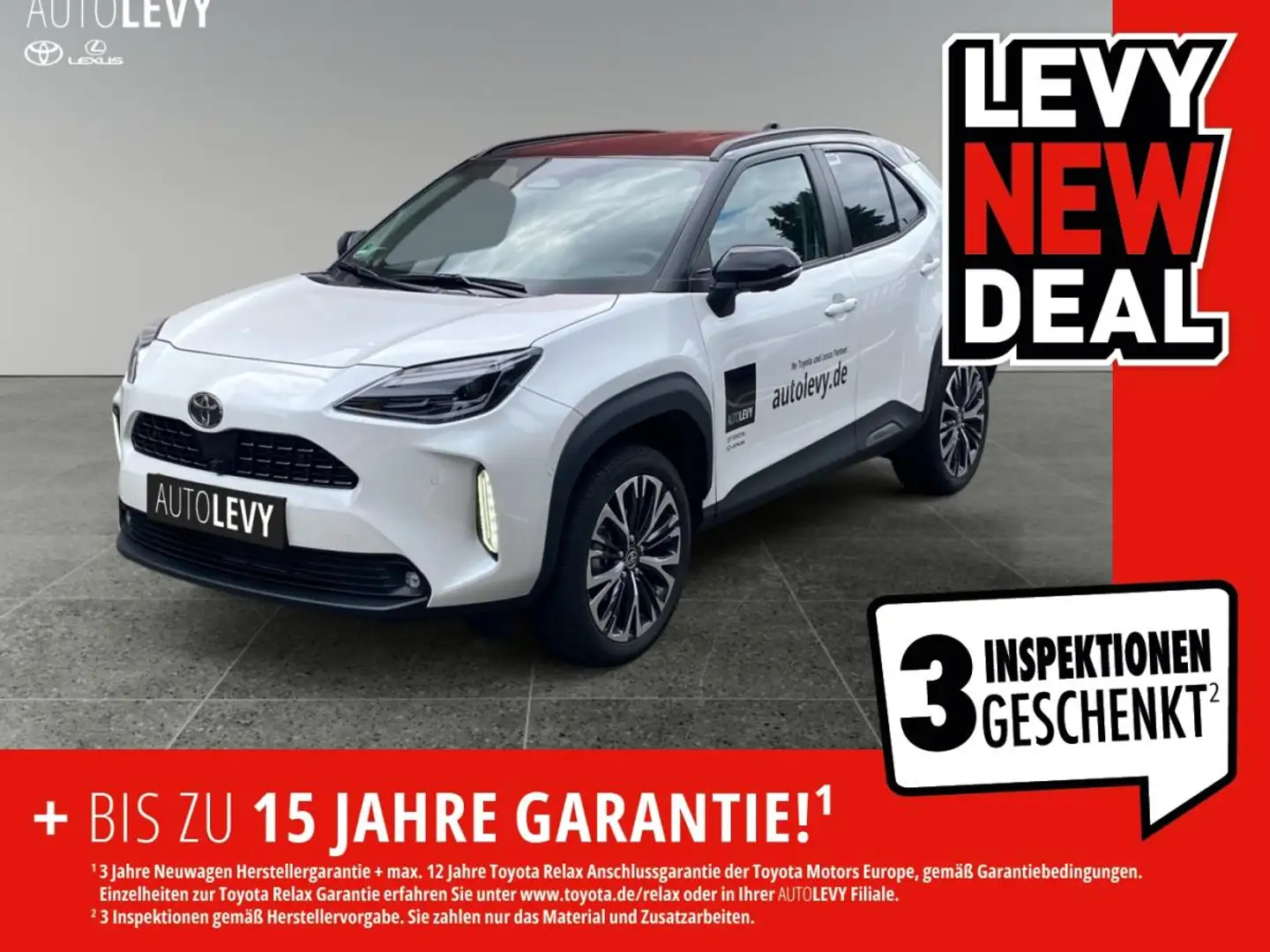 Toyota Yaris Cross 1.5 Style Plus +360*Kam+Carplay+SHZ+ Weiß - 1