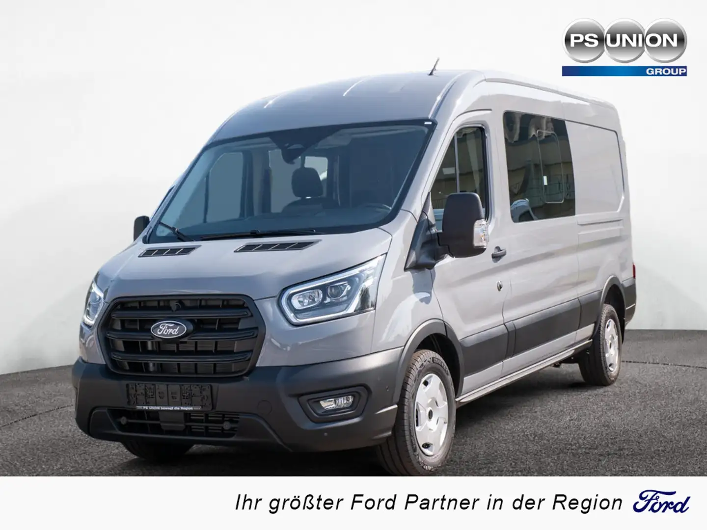 Ford Transit DoKa 350L3 Trend FWD ACC STANDHZ 360° Grau - 1