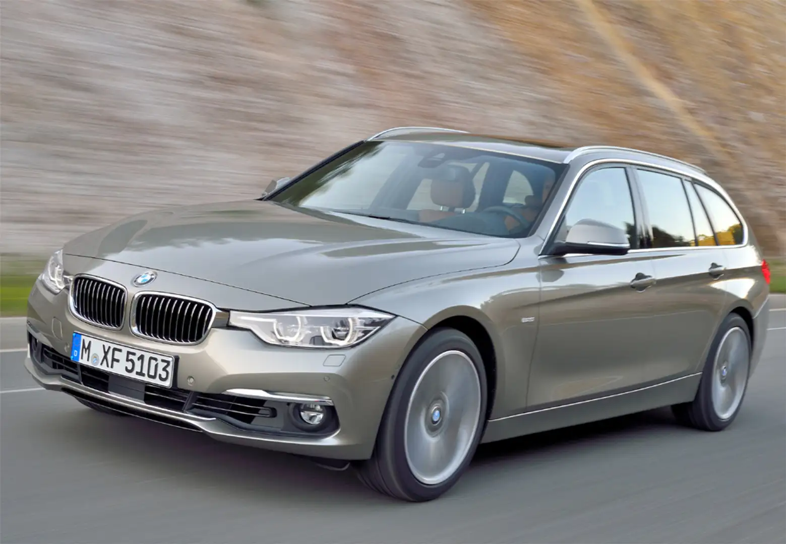 BMW 316 316d Touring Gris - 1