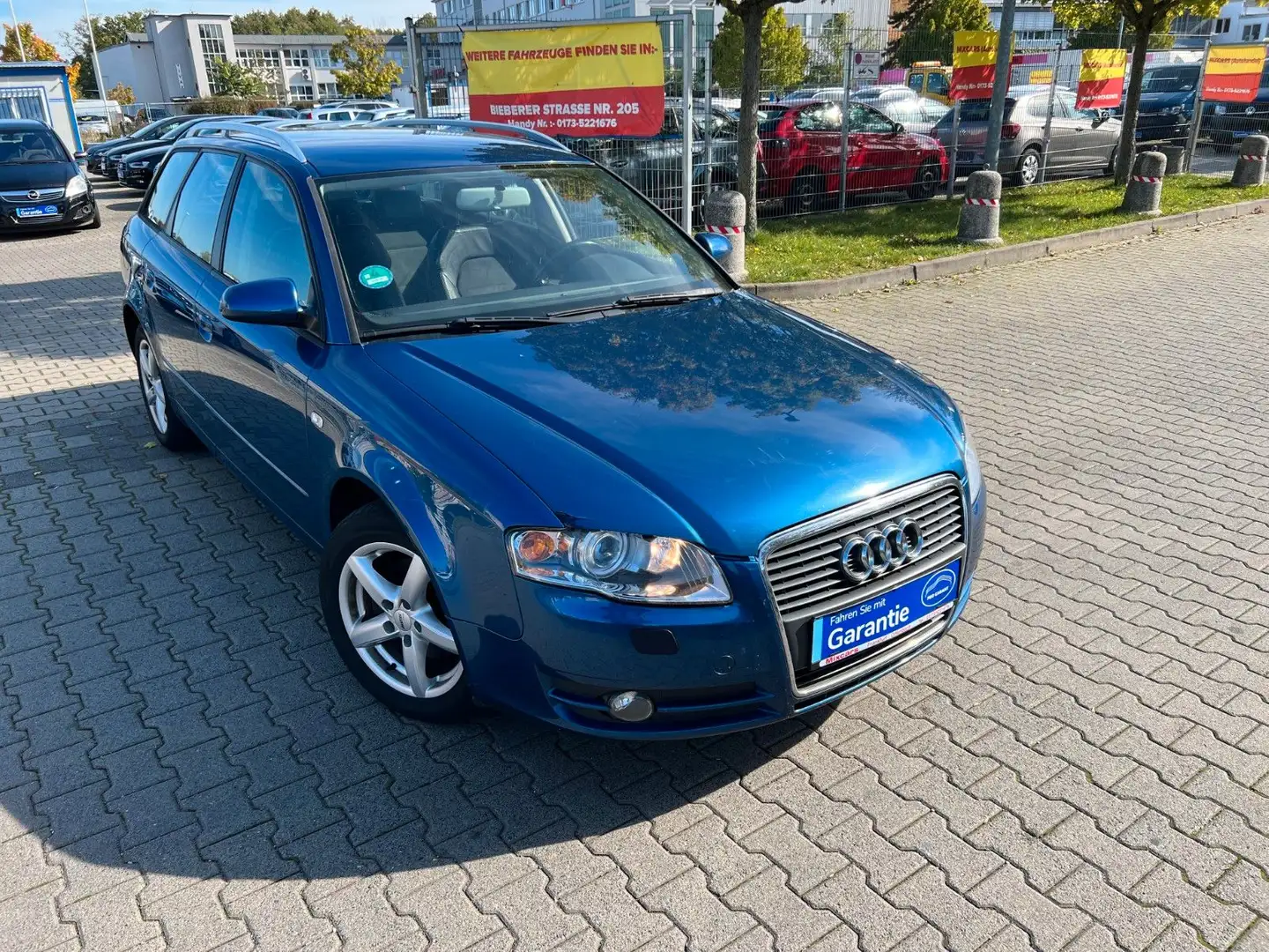 Audi A4 Avant 2.0 TDI DPF*KLIMAAUTOMATIK*LEDER*MFL*** Bleu - 1
