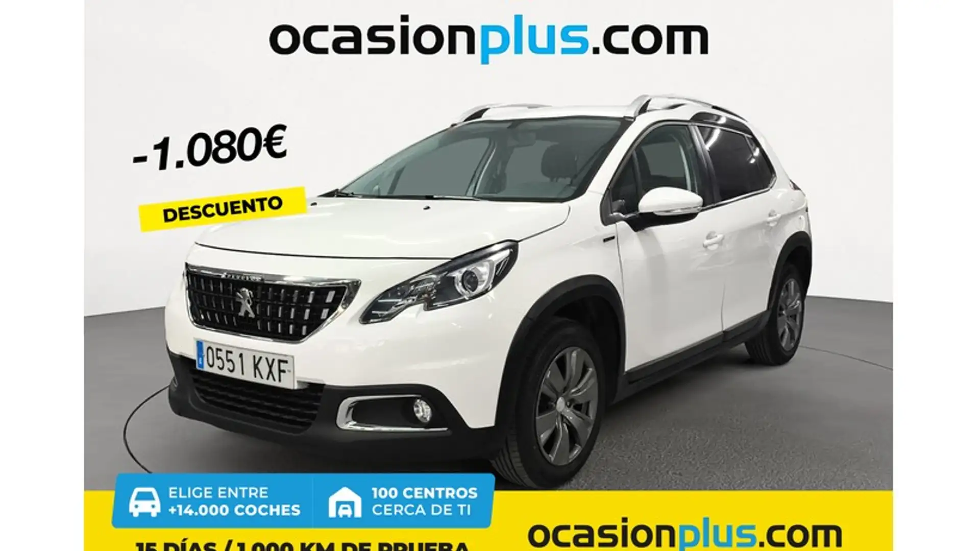 Peugeot 2008 1.2 PureTech S&S Signature 82 Blanc - 1