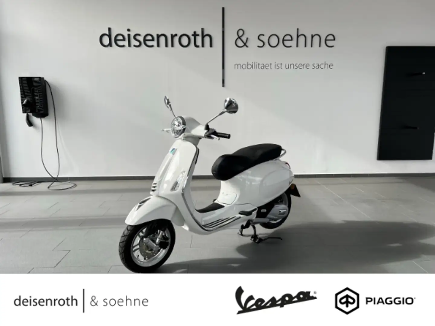 Vespa Primavera 50 Weiß Innocente Bílá - 1